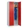 locker,HxBxD 1850x800x500mm,2vak,vak B 400mm,cil.-slot,staand op vloer