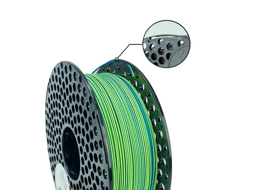 Azurefilm PLA Dual Original 3D filament 1,75mm Blauw - Groen 1kg