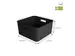 Sigma Home cube box 12,5L zwart - 31,3x31,3x15,7cm