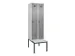 locker met bank,voor scheiding van kleding,HxBxD 2120x600x815mm,2vak