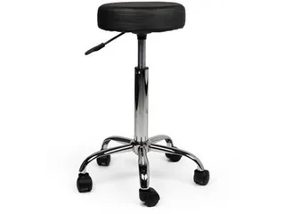 Tabouret Kruk Zwart Standaard Gasveer Zonder Rugleuning - 6