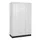 Z-garderobekast,HxBxD 1950x1200x500mm,vak B 200/400mm,cil.-slot,sokkel