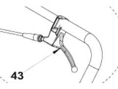 Nilfisk Hendel met kabel 146 3068 000