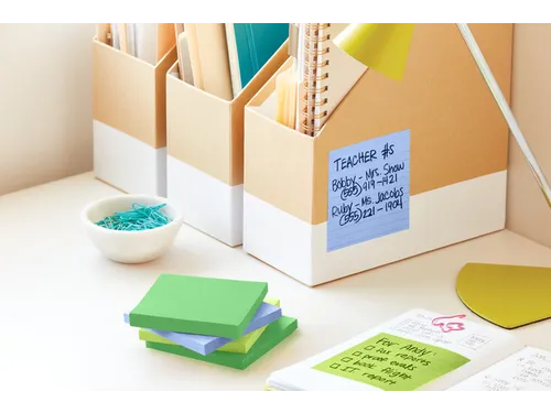 Memoblok Post-it 675-6 Super Sticky 101x101mm Oasis 6 stuks