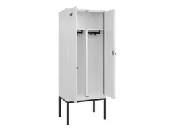 PBM-locker,HxBxD 2120x800x500mm,2vak,vak B 400mm,draaigrendel