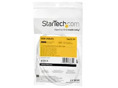 USB 2.0 naar USB-C kabel 1 Meter Wit