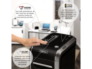 Papiervernietiger Fellowes 99ci Snippers P-4 - 8