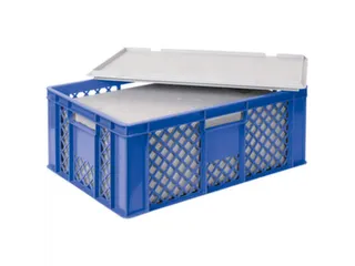 Euronorm-stapelbak,m. isoleerbox,HxLxB 240x600x400mm,43/20,4l,HDPE - 1