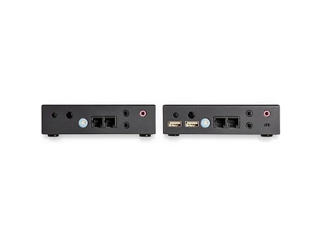 HDMI KVM Extender over IP, 4K 30Hz HDMI 2.0 & USB over IP LAN of CAT5e