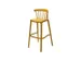tabouret de bar,assise HxlxP 770x380x380mm,assise ocre