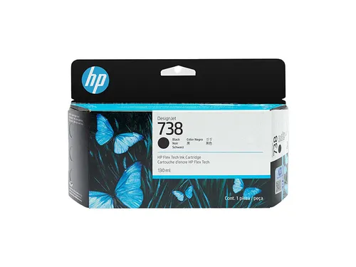 HP 738 498N4A inktcartridge Zwart