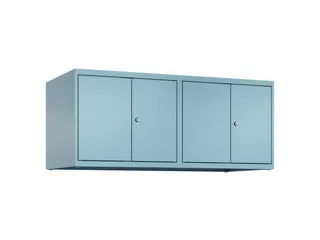 opzetkast,v. locker voor scheiding van kleding,4vak.,vak B 300mm - 2