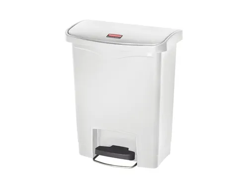 Pedaalemmer Rubbermaid Slim Jim Step On 30 Liter wit