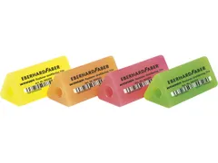 Gum Eberhard Faber Winner driekantig assorti fluorkleuren dislpay 20 s