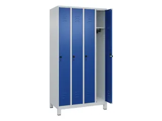 locker,HxBxD 1950x1000x500mm,4vak,vak B 250mm,draaigrendel,voeten - 2