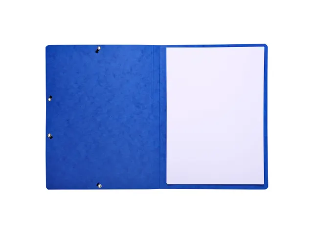 Elastomap zonder klep glanskarton 355gm² A4 Blauw