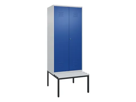 locker voor scheiding van kleding,HxBxD 2120x800x815mm,2vak