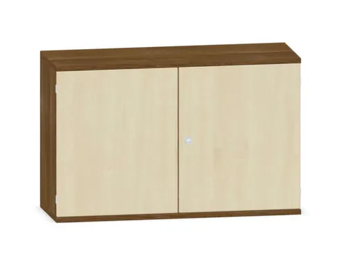 kantoorkast,HxBxD 770x1200x430mm,decor romp noten,decor front esdoorn