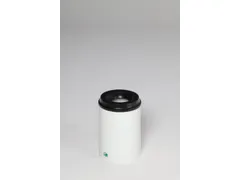 prullenmand zelfblussend 15 liter HxØ 370x250mm kop zwart wit