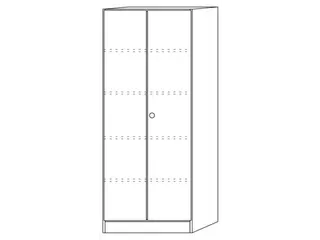 kantoorkast,HxBxD 2004x800x420mm,5xhouten vloer,5ordnerhoogte - 3