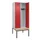 locker met bank,HxBxD 2120x800x815mm,2vak,vak B 400mm,cilinderslot