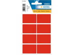 HERMA 3692 Universele etiketten 26x40mm Rood 40 stuks