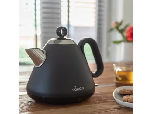 Waterkoker Inventum retro 1.7 liter zwart