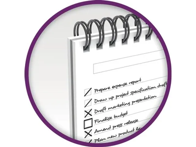 Oxford Task Manager 125x200mm 70 Vel Assorti lijn