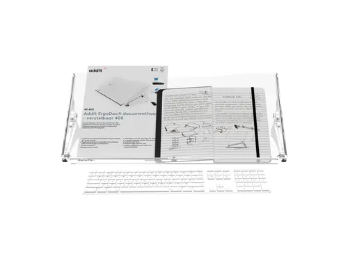 Documenthouder Ergodoc HV 400 A3 transparant acryl