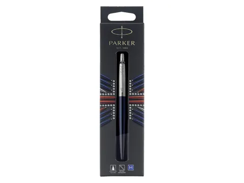 Balpen Parker Jotter Royal blue CT medium op blister