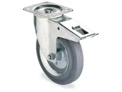 Zwenkwiel Dubbele Vastzetter 50kg Dxb 80x30mm Massief Rubber