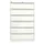 fichekast,HxBxD 1321x800x622mm,drie banen,6lade(n),romp wit,front wit