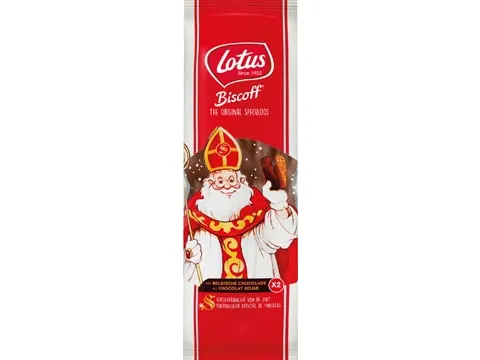 speculoos met chocolade, Sinterklaas, pak 2 stuks