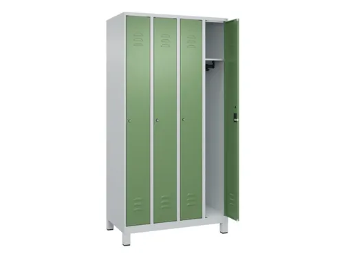 locker,HxBxD 1950x1000x500mm,4vak,vak B 250mm,cil.-slot,voeten