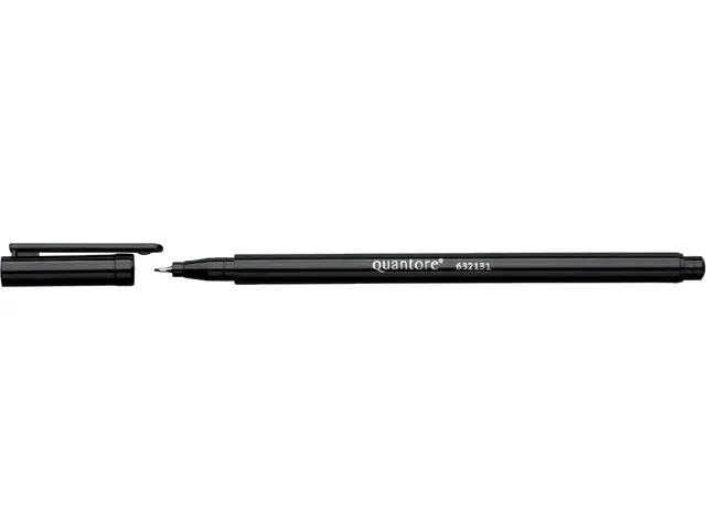 Quantore Fineliner rond 0.4mm Zwart