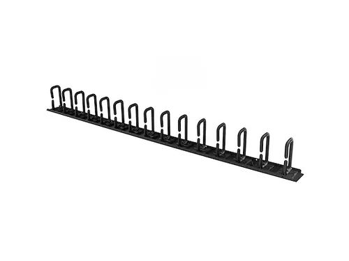Verticale kabelmanager met D-ring haken 20U 91 cm