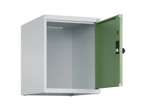 opzetkast,v. locker,1vak.,vak B 400mm,HxBxD 500x400x500mm,vleugeldeur