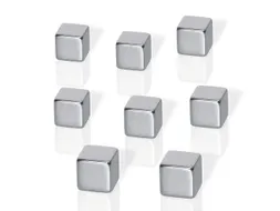 Magneten Be!board 8 stuks vierkant 10x10x10mm Zilver