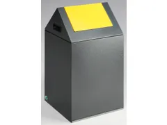 Afvalverzamelaar Zelfblussend 43 Liter 600X320X320Mm Klemring Geel