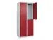 dubbeldekse locker,HxBxD 1850x800x500mm,2x2vak.,vak B 400mm