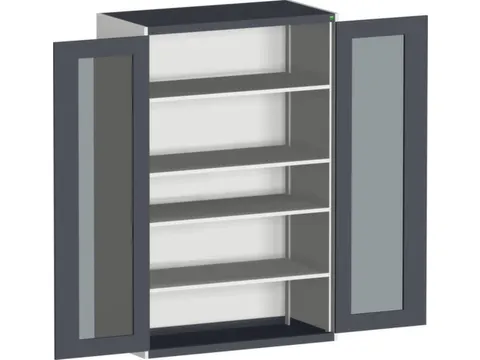 systeemkast,HxBxD 2000x1300x525mm,4xStalen bodem,5-punts sluitsysteem