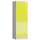 garderobekast 1800x590x500mm 2vak klink sokkel romp RAL7035 RAL1018