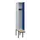 locker met bank,HxBxD 2120x300x815mm,1vak,vak B 300mm,cilinderslot