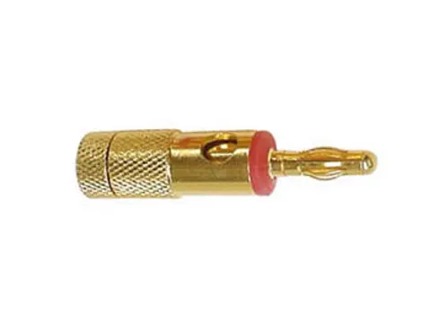 Bananaalspangers 4mm Goud - Rood