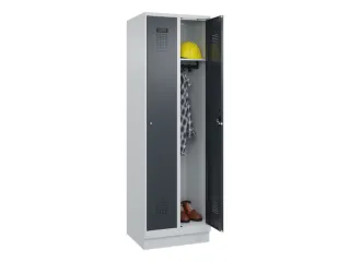locker,HxBxD 1950x600x500mm,2vak,vak B 300mm,cil.-slot,sokkel - 1