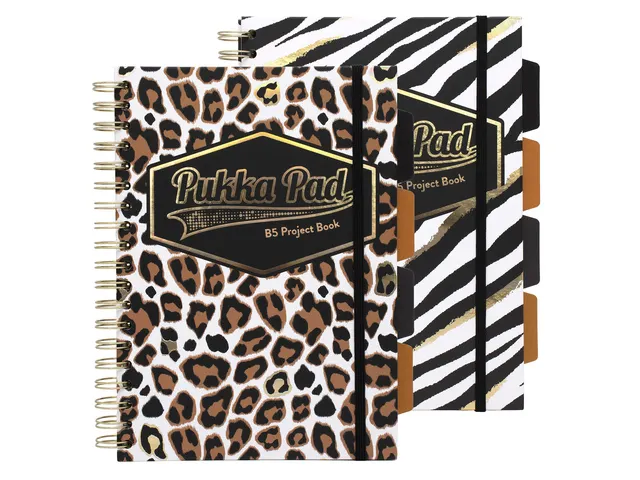 #Projectboek Pukka Pad B5 lijnWild krimp a 2st. ass.