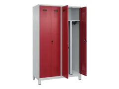 PBM-locker,HxBxD 1950x1200x500mm,4vak,vak B 300mm,draaigrendel