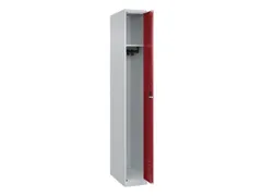 locker,HxBxD 1850x250x500mm,1vak,vak B 250mm,cil.-slot,staand op vloer