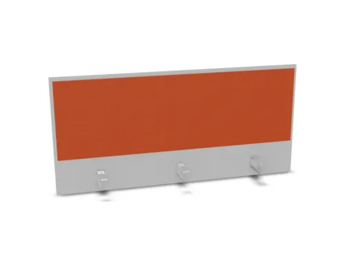 opzetpaneel bureau aanbouw achter MP-lichtgrijs BN3012-oranje 1200mm