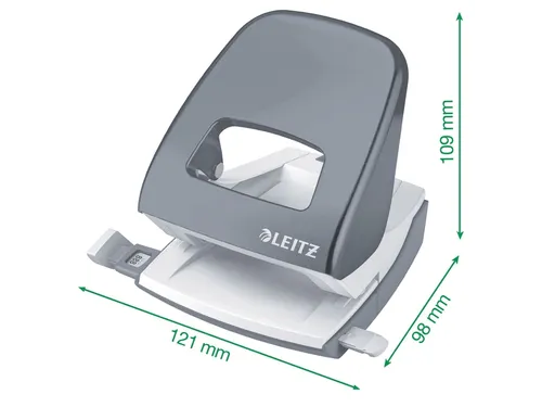 Perforator Leitz NeXXt 5008 2-gaats 30vel zwart blister